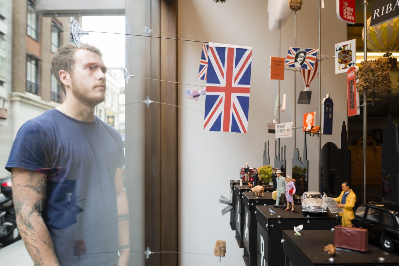 Mobile Studio at Jack Spade. RIBA Regent St Windows Project. Architecture and Interior Photography by Jim Stephenson